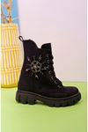 Black Children's Postal Boots with Trok