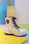 Thermo Sole White Kids Boots