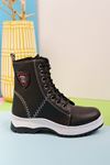 Thermo Sole Black Kids Boots