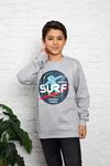 Crew Neck Printed Boys Sweatshirt