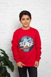 Crew Neck Printed Boys Sweatshirt