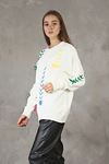 Women's Knit Sweater with Embroidery