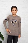 Crew Neck Boy's Knit Sweater