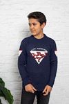 Crew Neck Boy's Knit Sweater