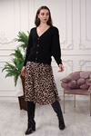Buttoned Short Women's Knitwear Cardigan