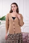 Buttoned Short Women's Knitwear Cardigan