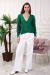 Buttoned Short Women's Knitwear Cardigan