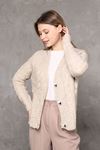 Buttoned Short Women's Knitwear Cardigan