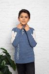 Boys' Knit Sweater with Button Detail