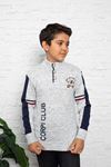 Boys' Knit Sweater with Button Detail