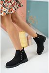 Thermo Sole Troked Black Women's Boots