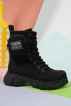 Poly Sole Black Bag Postal Boots