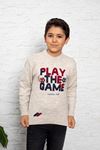 Printed Crew-Neck Boy's Sweater