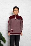 Boys' Pullover with Collar Buttoned Pocket Detail