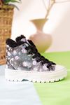 Unicorn Printed Platinum Kids Boots