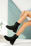Black Emerald Women's Ankle Stretch Boots