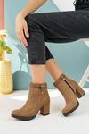 Single Stone Mink Suede Women's Boots