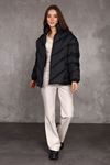 Women Inflatable Coat with Zipper