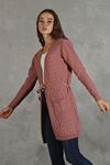 Belted Women's Sweater Cardigan