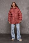 Women's Inflatable Coat with Hooded Box Pockets