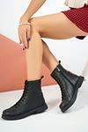 Thermo Sole Black Skin Postal Boots