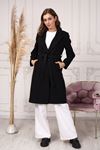 Belted Women's Cashmere Coat