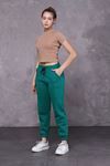 Three Yarn Women's Sweatpants with Elastic Cuffs