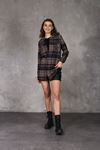 Plaid Women's Tunic with Pockets