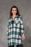 Plaid Women's Tunic with Pockets