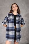 Plaid Women's Tunic with Pockets
