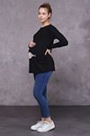 Long Sleeve Printed Maternity T-Shirt