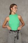 Crew Neck Ribbed Women's Badi