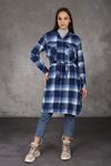 Plaid Patterned Long Women's Tunic