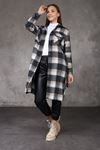 Plaid Patterned Long Women's Tunic
