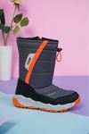 Rubberized Smoked Parachute Snow Boots