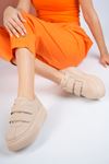 Poly Sole Velcro Nut Skin Sneakers