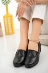 Padded Orthopedic Black Shoes