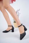 7 Punt Pointed Mold Black Satin Stiletto