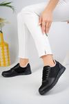 Mesh Black to Black Sole Sneakers