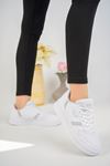 Lace-up White Women's Sneakers