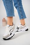High Sole White White Garnisi Black Women's Sneakers