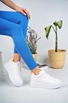 Plain White Skin Sneakers