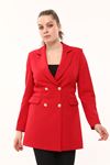 Women's Jacket with Pocket Flap Buttons