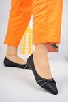 Black Star Women's Babet with Cross Stones