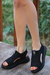 Poly Sole Black Women's Sandals