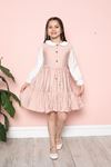 Baby Collar Buttoned Girl's Dress
