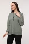 Chiffon Women's Blouse with Necklace