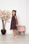 Digital Printed Tulle Girl's Dress