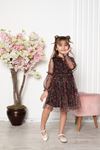 Digital Printed Tulle Girl's Dress