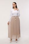 Pleated Chiffon Women's Skirt